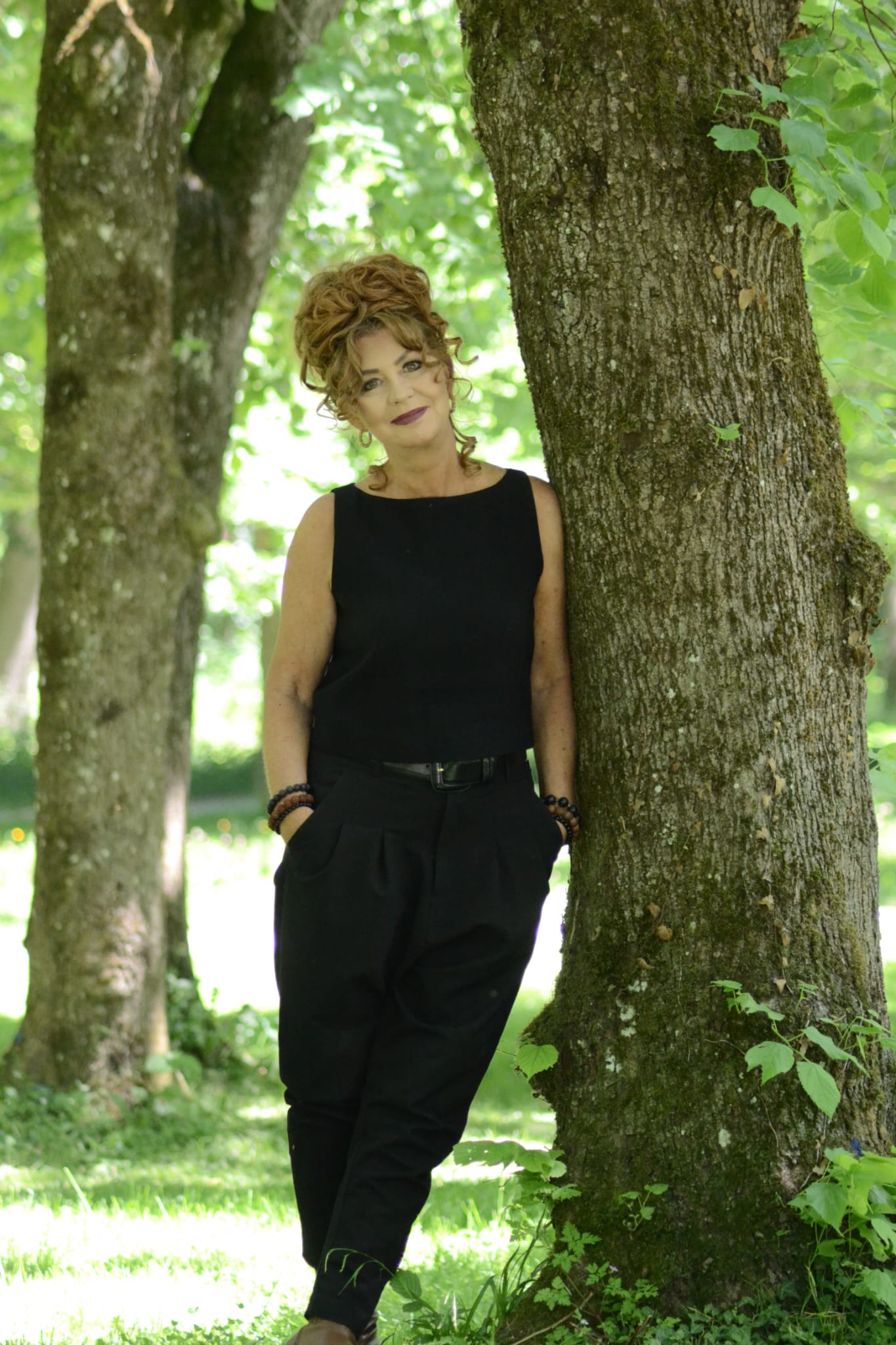 Professionelles Portrait in der Natur